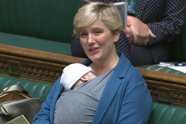 Labour MP Stella Creasy speaking in the chamber of the House of Commons, in London (House of Commons/PA)