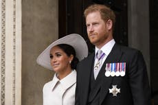 Prince Harry says it’s ‘not fair’ palace had say on plan to cut his security after he quit as royal