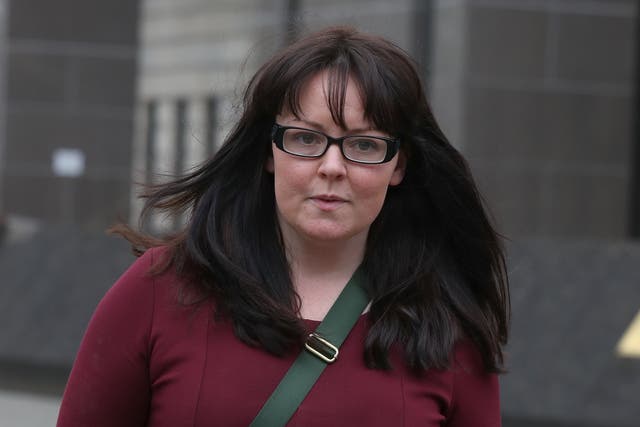 Former SNP MP Natalie McGarry is being sentenced for embezzling thousands (Andrew Milligan/PA)