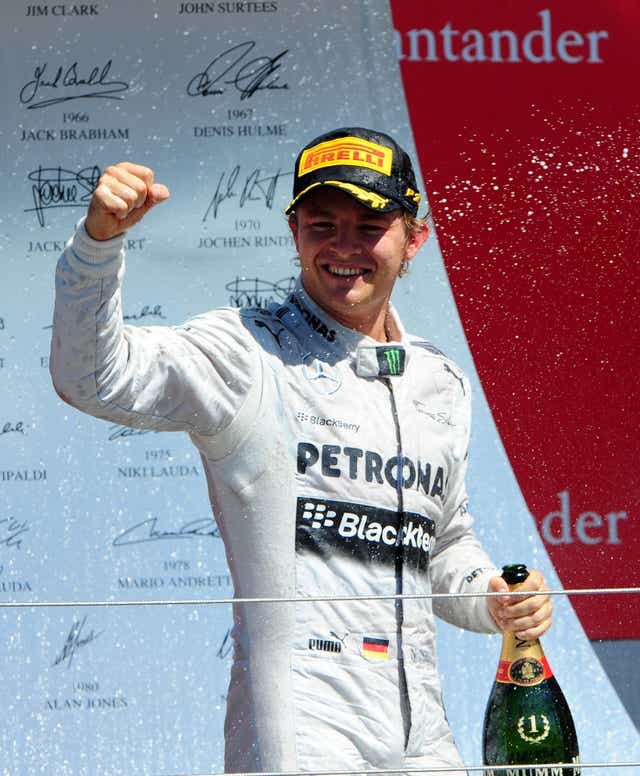 Nico Rosberg won the British Grand Prix in 2013 (Rui Vieira/PA)