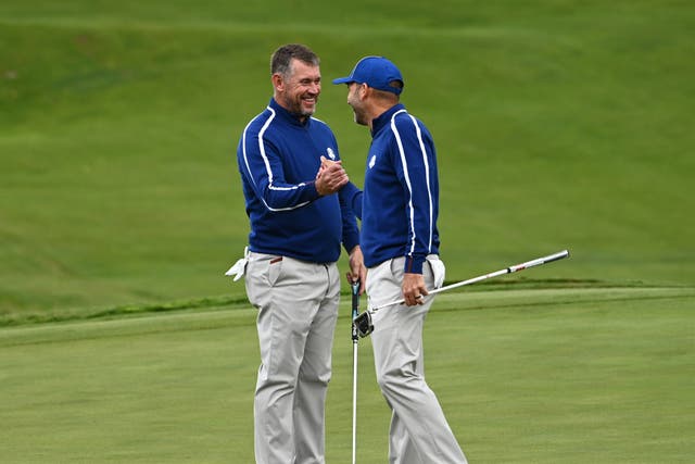Lee Westwood and Sergio Garcia hope to have a Ryder Cup future (PA)