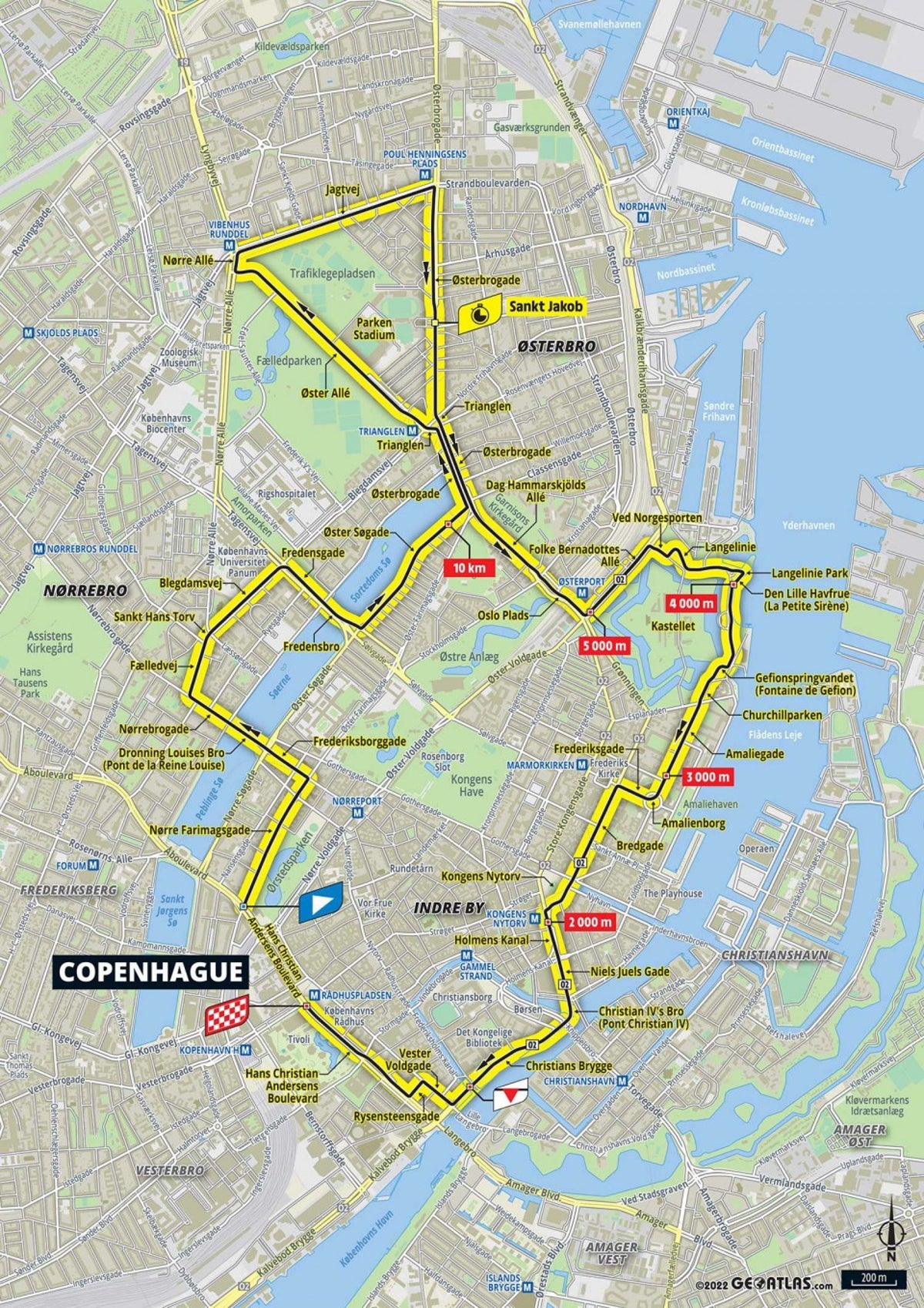 Tour de France 2022 stage 1 preview: Route map and profile of Copenhagen time trial