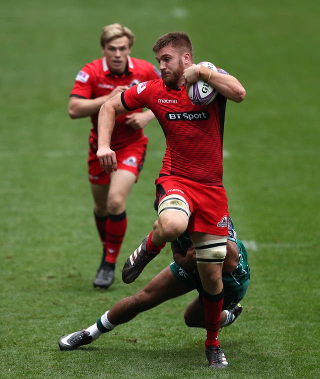 Luke Crosbie (right) will make his first start for Scotland against Argentina (PA)