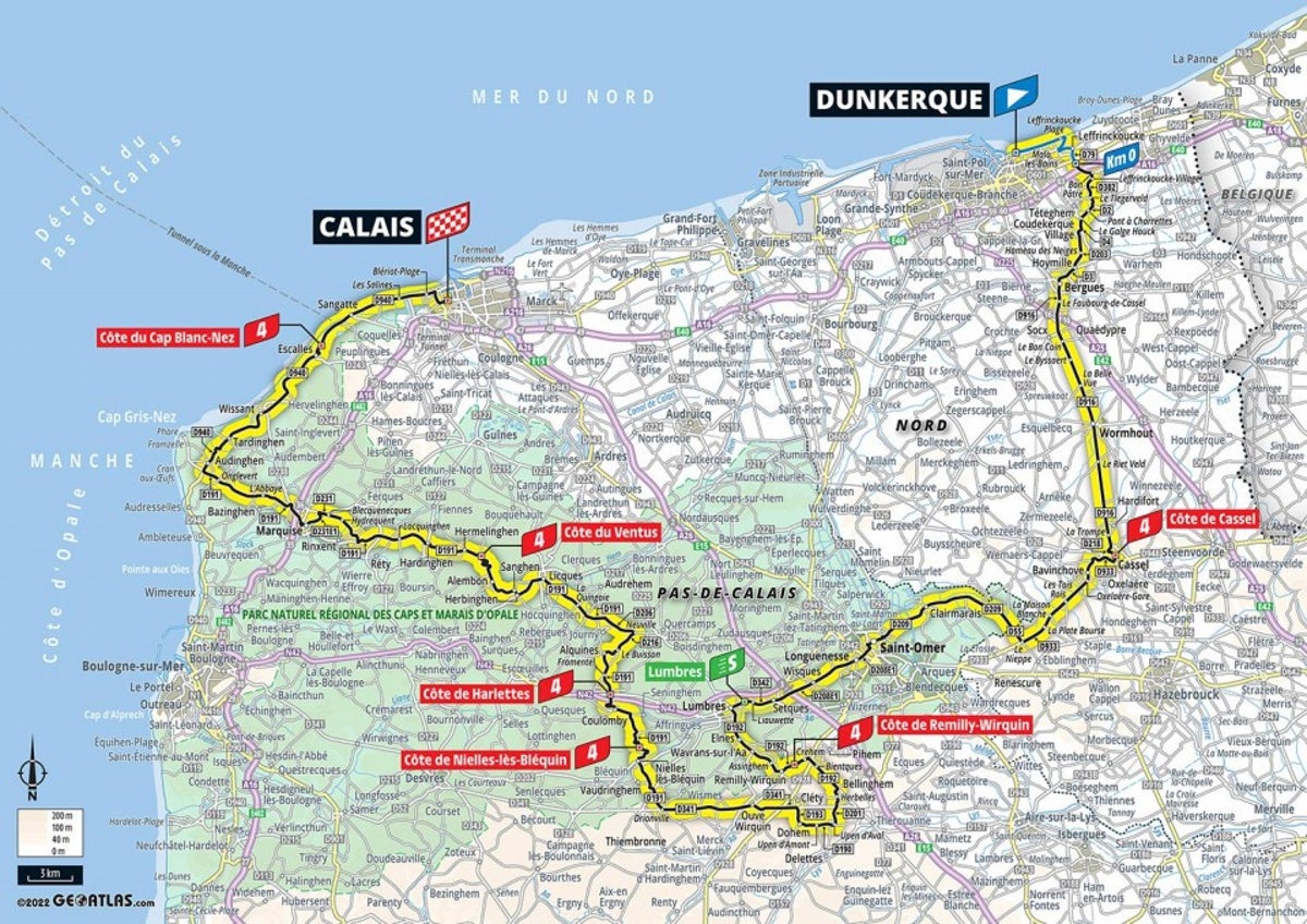 Tour de France 2022 Stage 4 preview: Route map and profile as sprinters eye chance after rest day