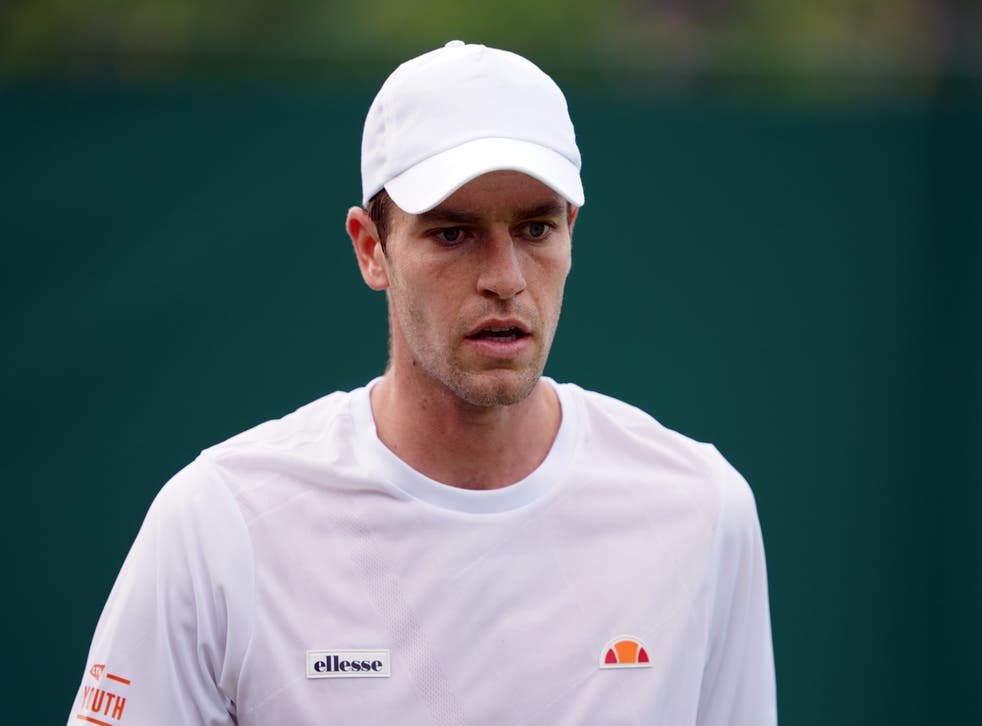Alastair Gray lost to Taylor Fritz (Zac Goodwin/PA)