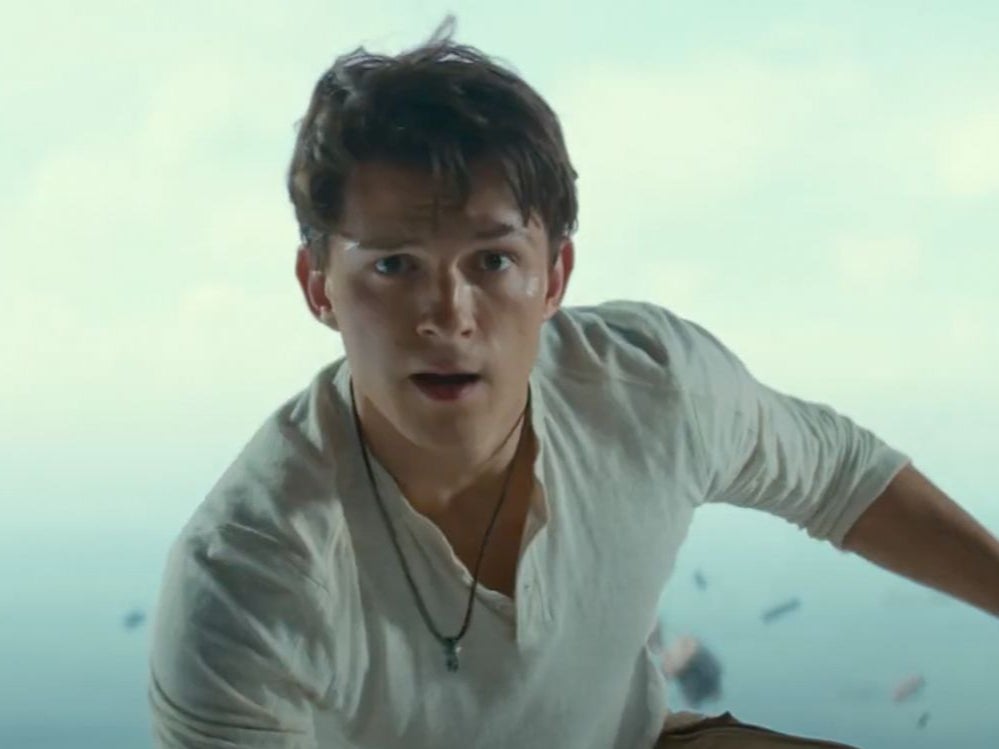 Tom Holland in the video game adaptation of ‘Uncharted’