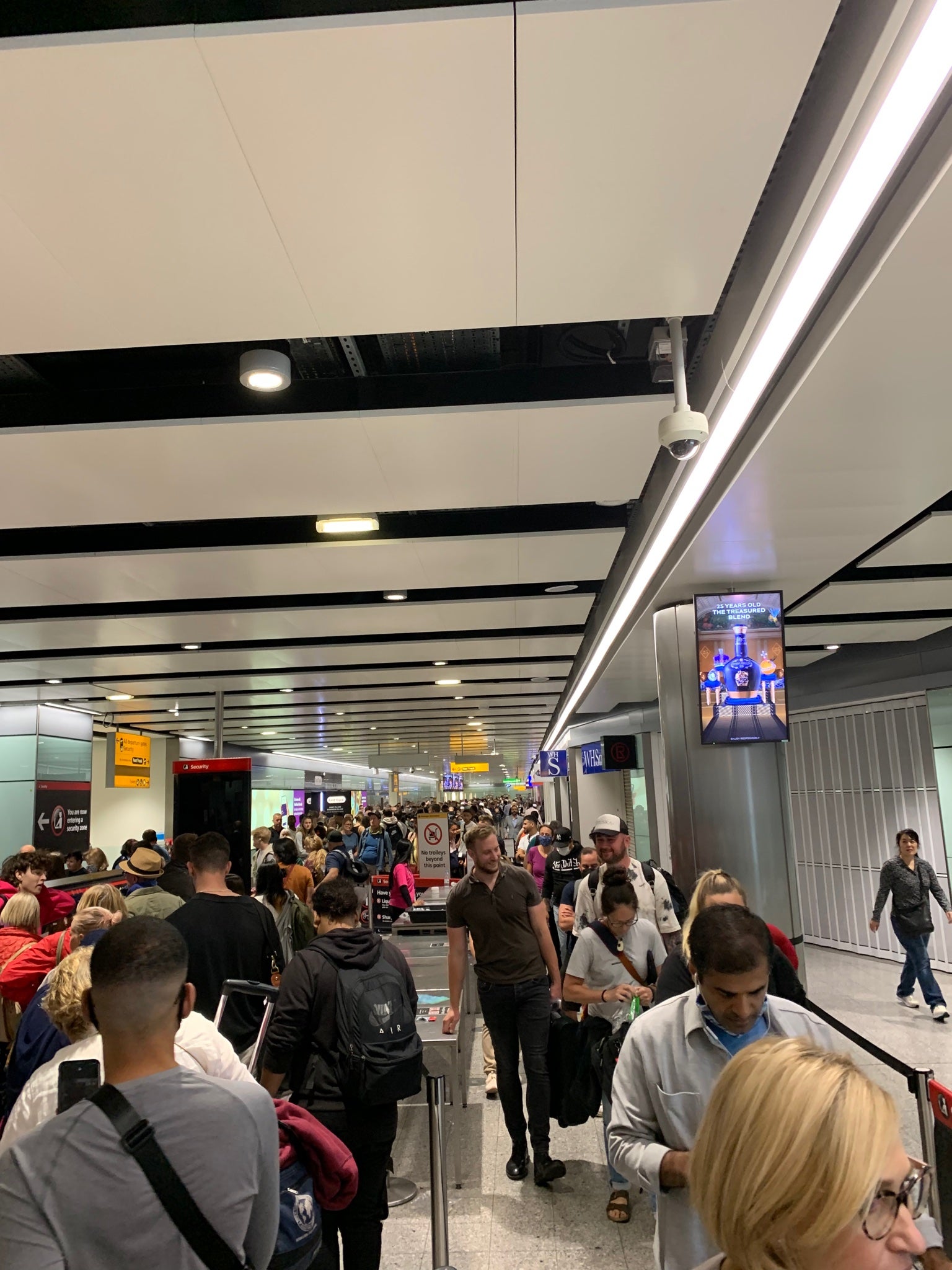 ‘Pretty dire’: Heathrow queues this afternoon