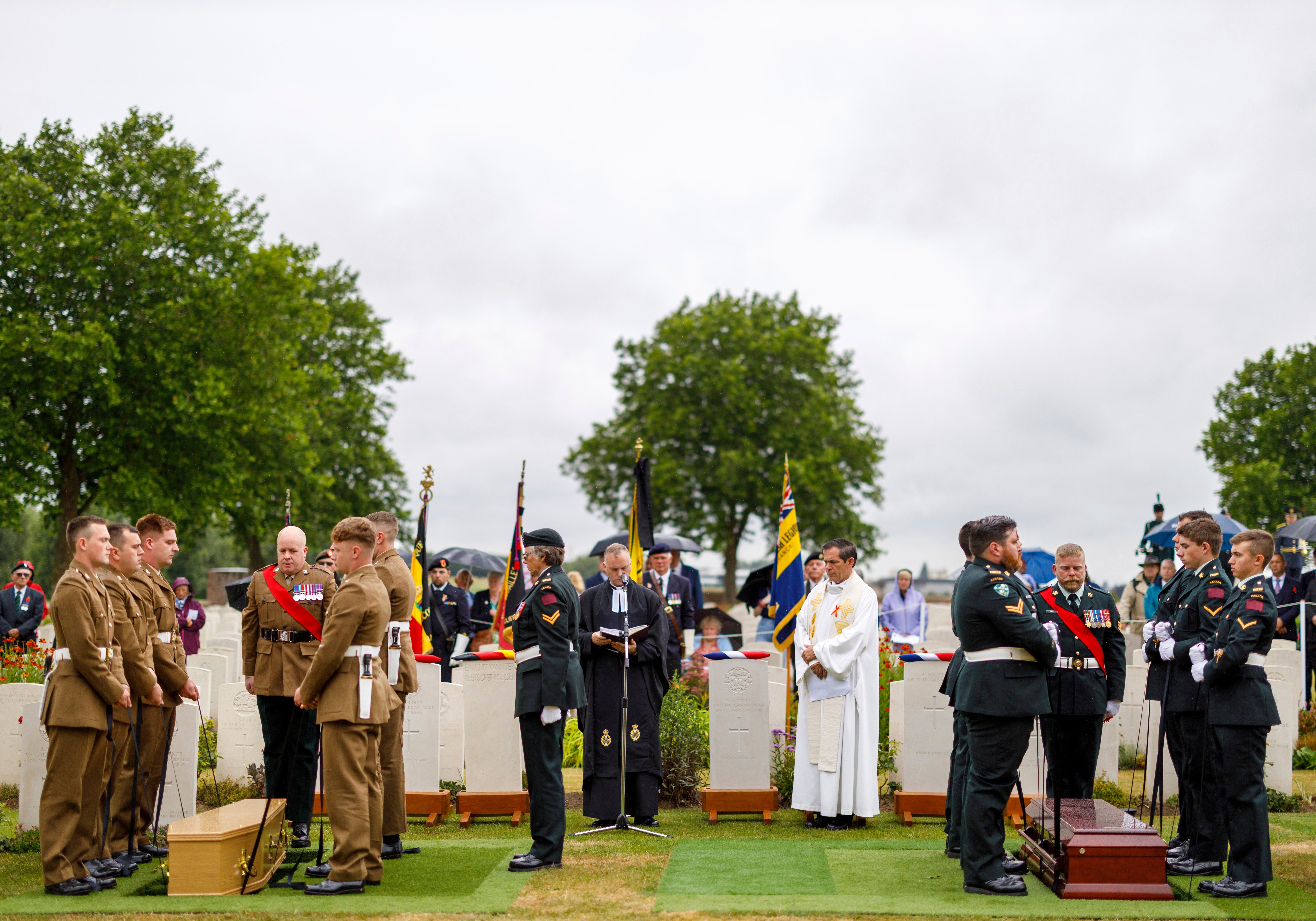 Belgium WWI Burial