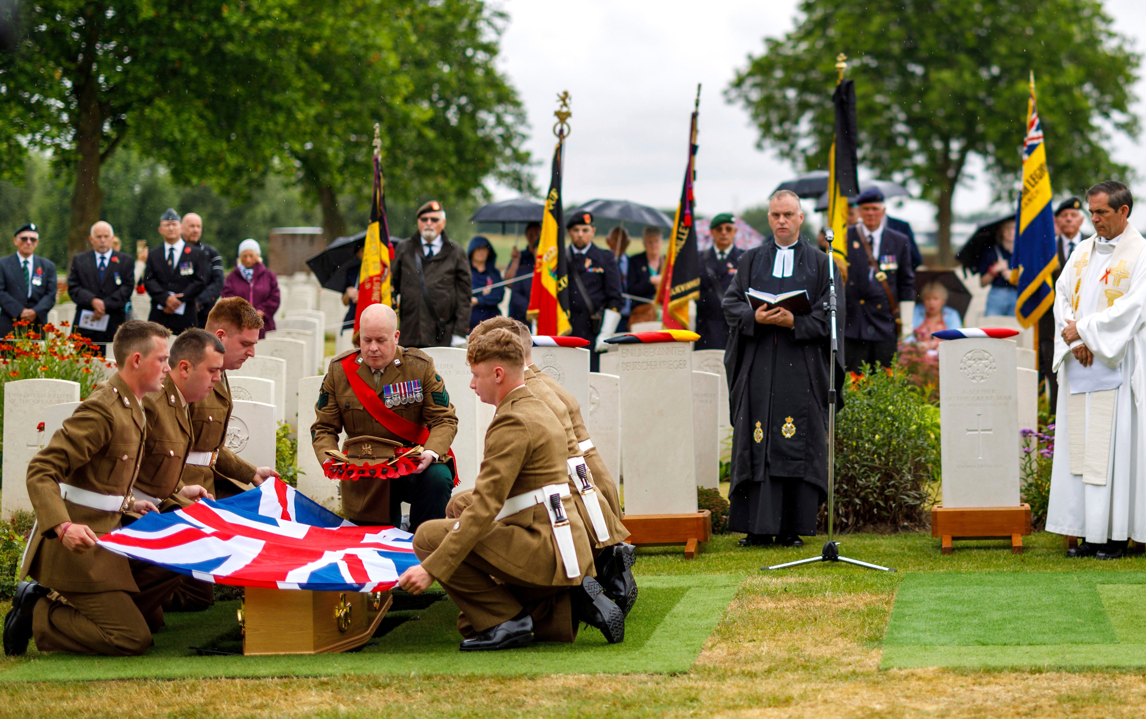 Belgium WWI Burial