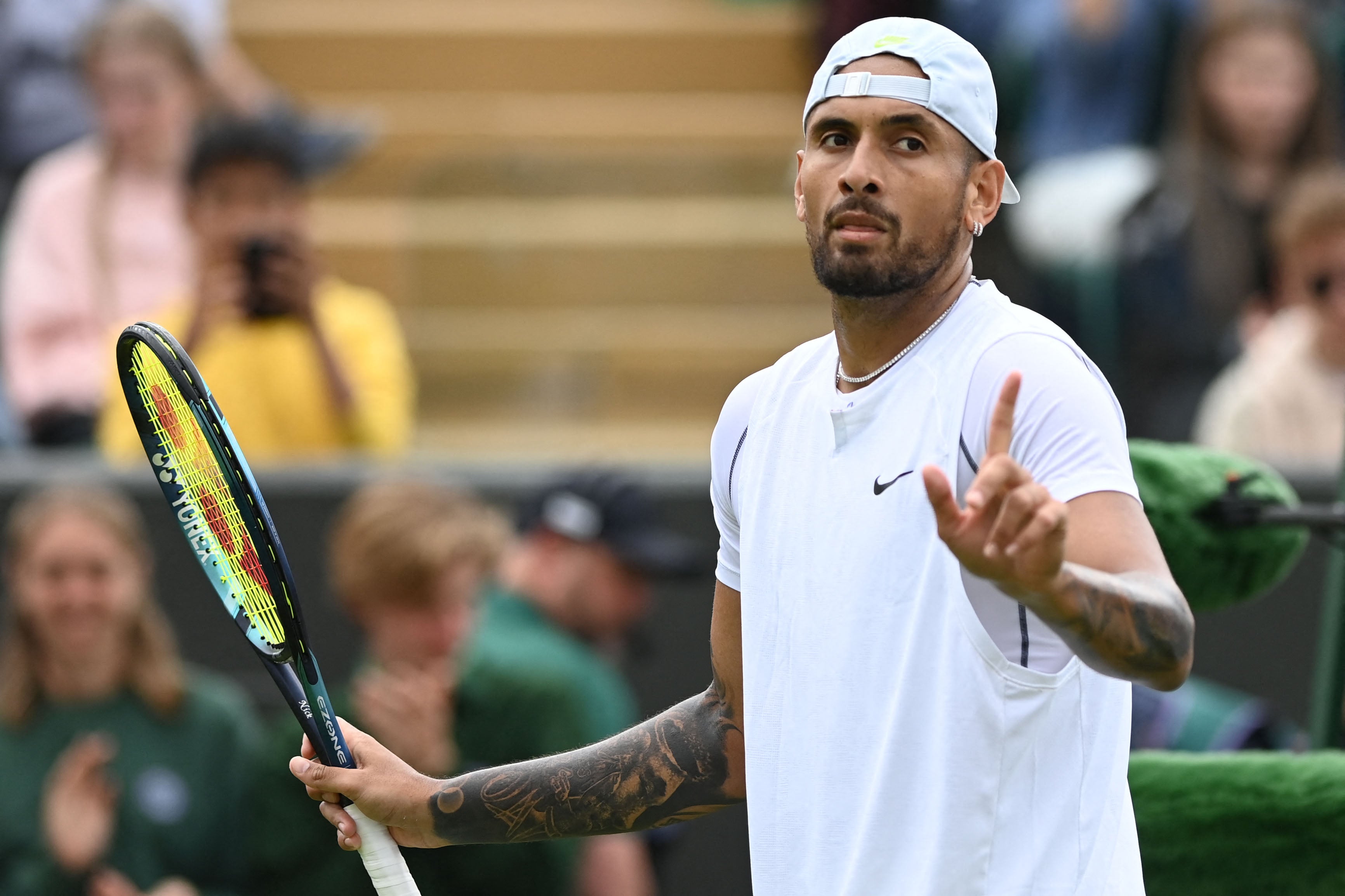 Australia’s number two Kyrgios has encouraged more boisterous support