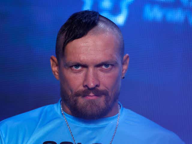 <p>Oleksandr Usyk became unified heavyweight champion by outpointing Anthony Joshua last year</p>