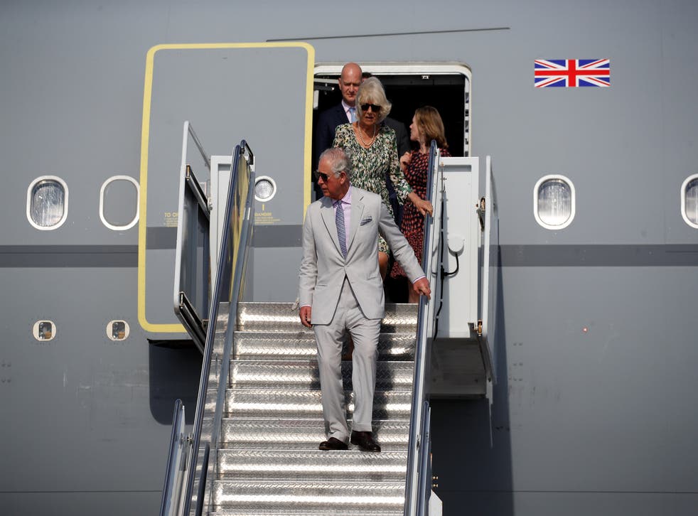 <p>Prince Charles and Camilla took more than 40 private flights last year </p>