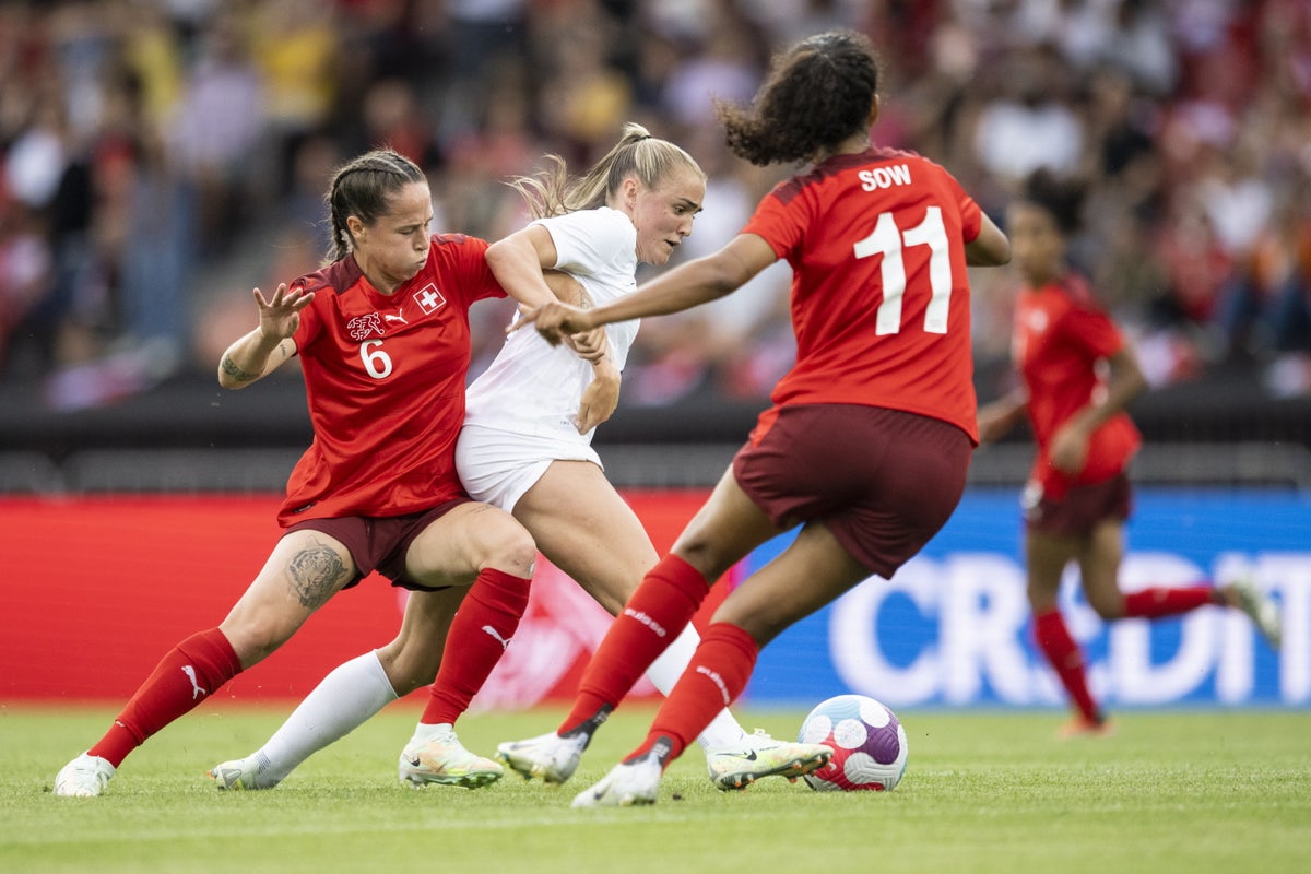 England vs Switzerland LIVE: Euro 2022 warm-up game latest updates as Lionesses being held in Zurich