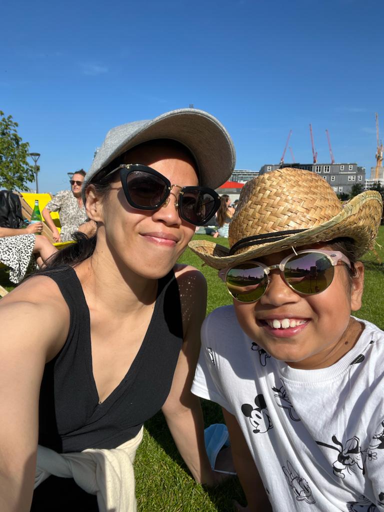 Angelique Santos, 34, and her nine-year-old daughter Jina, who was born in the UK and has lived here all her life, have been waiting for a response to their request for a review of a decision for eight months