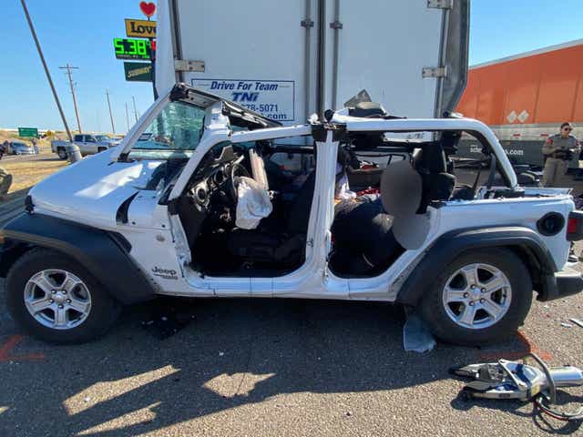 <p>A Jeep driven by an alleged migrant smuggler crashed into a semi-truck after Texas law enforcement began chasing the vehicle. Four individuals died in the accident and three others were left in critical condition.</p>