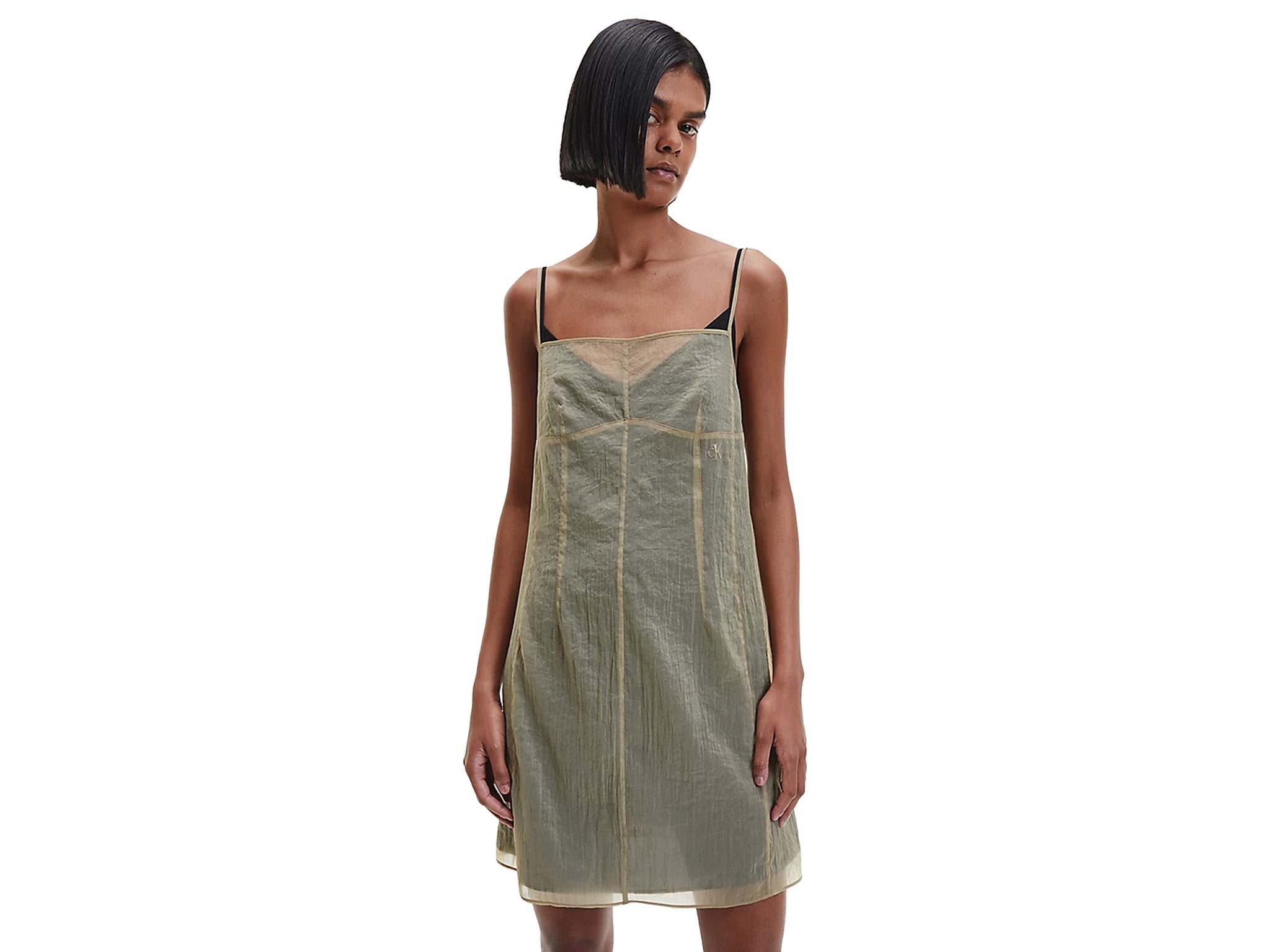 Calvin Klein chiffon double layer slip dress.jpg