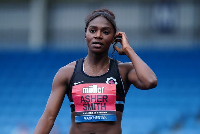 Dina Asher-Smith is preparing for the World Championships in Eugene. (Martin Rickett/PA)