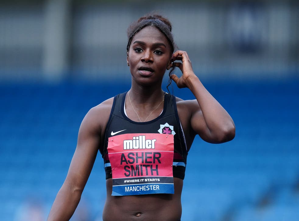 Dina Asher-Smith is preparing for the World Championships in Eugene. (Martin Rickett/PA)