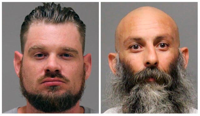 <p>Adam Dean Fox (left) and Barry Croft Jr, the two men charged with plotting to kidnap Michigan governor Gretchen Whitmer</p>