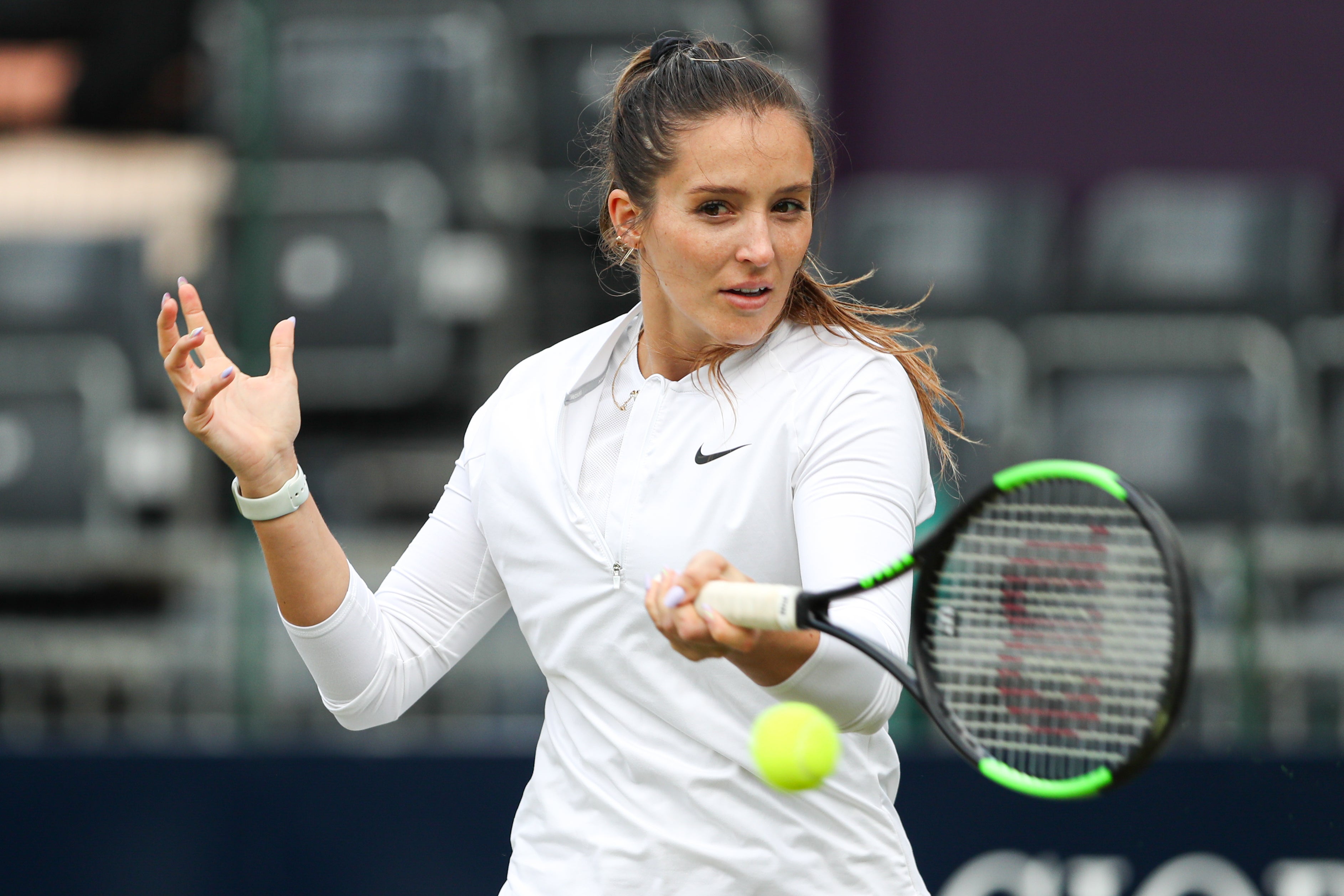 Former British number one Laura Robson has spoken about green developments at Wimbledon (Kieran Cleeves/PA)