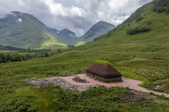 The house offers a glimpse of what life in the glen was like at the time of the massacre (Paul Campbell/NTS/PA)