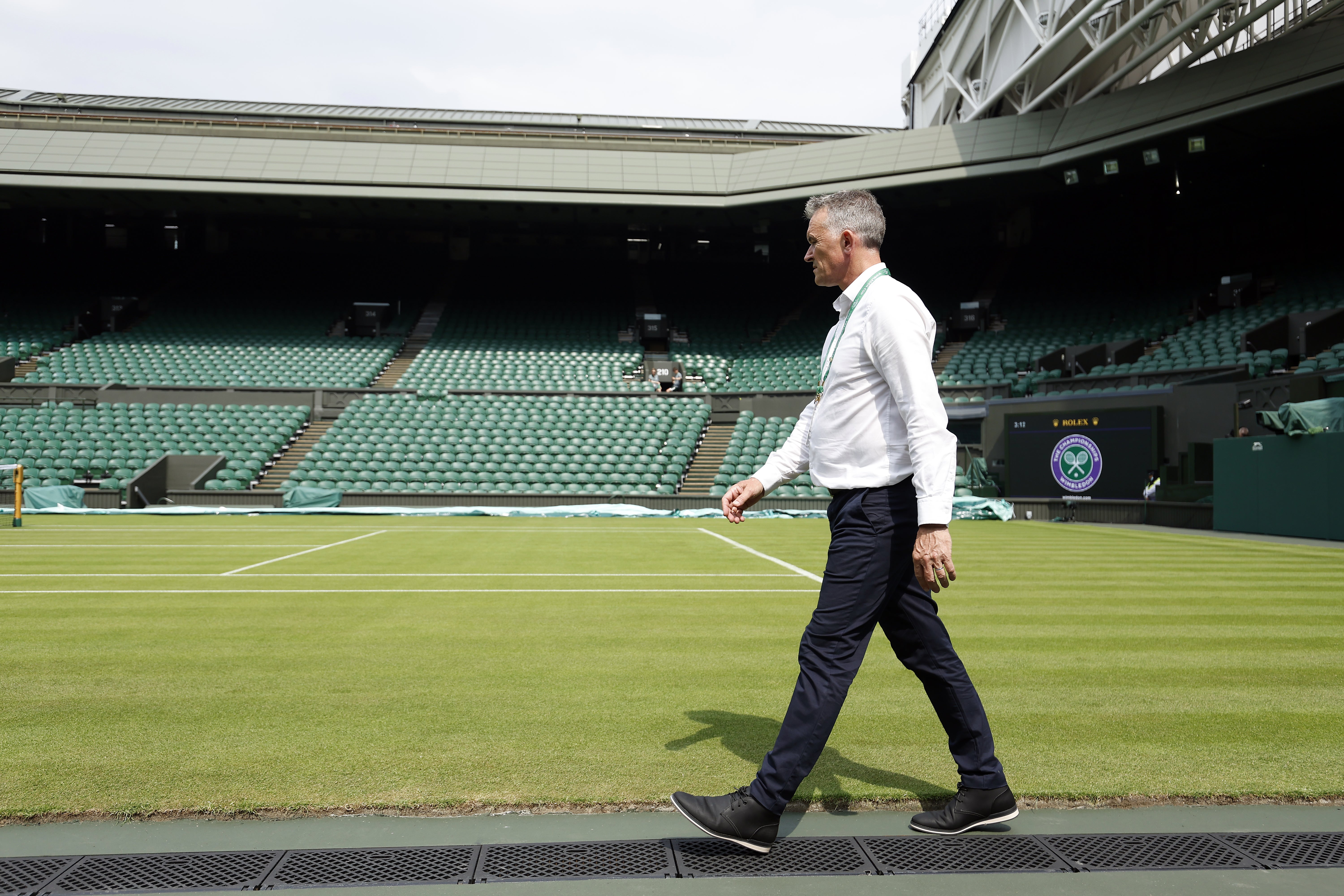 Head of Courts and Horticulture at Wimbledon Neil Stubley (Steven Paston/PA)
