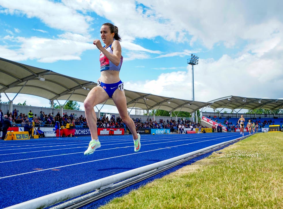 Laura Muir, pictured, has ‘unfinished business’ with the Commonwealth Games ahead of Birmingham 2022 (Martin Rickett/PA Images).