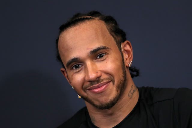 Lewis Hamilton (pictured) removed his nose stud ahead of opening practice for the British Grand Prix (David Davies/PA Images).