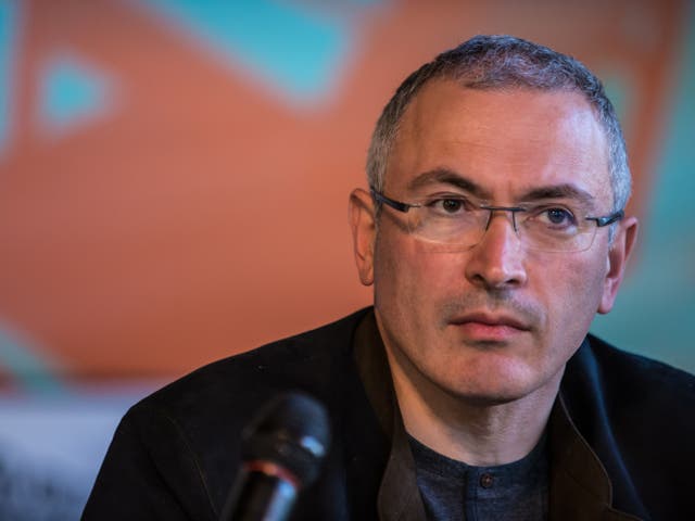 <p>‘The only way to help Ukraine is through weapons and the education of Ukrainian military,’ says Mikhail Khodorkovsky, the former owner of one of Russia’s largest oil companies</p>