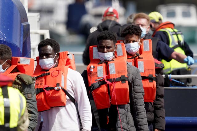 More than 3,000 migrants crossed the Channel to the UK in June – the highest monthly total this year (PA)