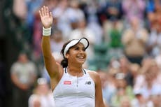 Heather Watson reaches Wimbledon fourth round with steely win over Kaja Juvan