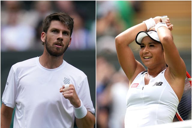 Cameron Norrie and Heather Watson took a step into the unknown with third-round victories at Wimbledon (Adam Davy/Zac Goodwin/PA)