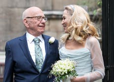 Supermodel Jerry Hall cites ‘irreconcilable differences’ in filing for divorce from Rupert Murdoch