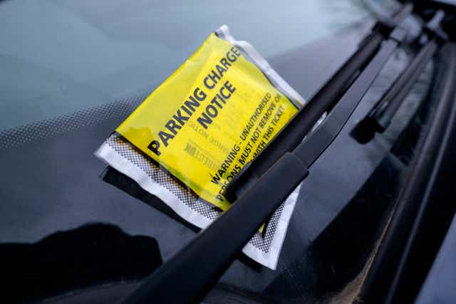 British drivers were handed 8.6 million parking tickets by private companies in 12 months, figures show (Alamy/PA)
