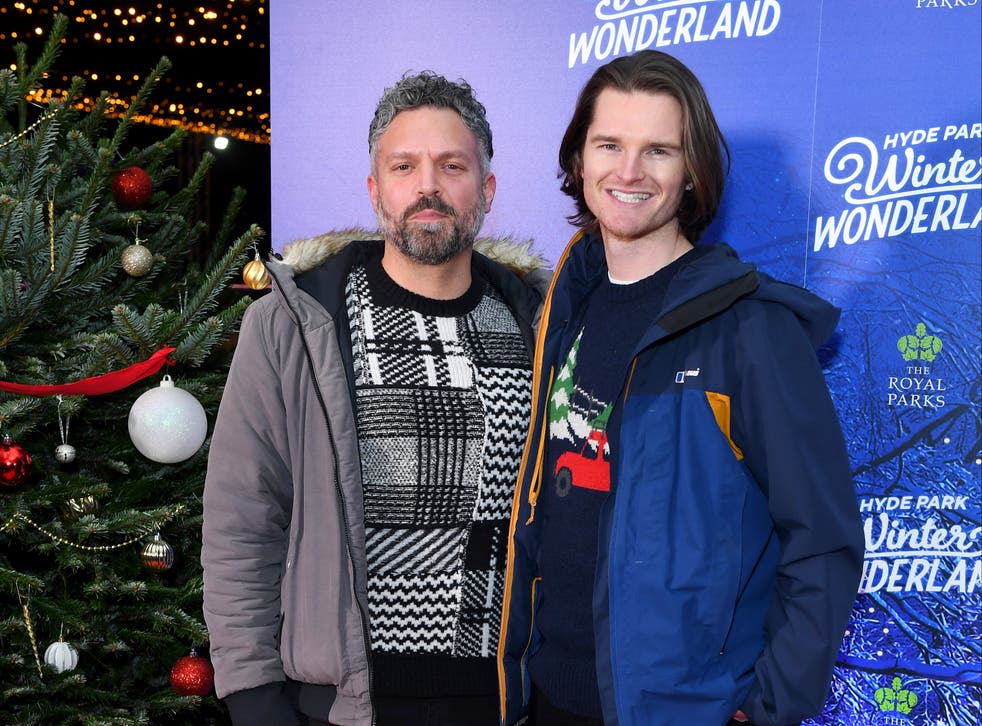 <p>Matt Jameson and Daniel Mckee of 'Married at First Sight' attend the VIP Preview evening of Hyde Park Winter Wonderland</p>