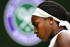 Coco Gauff knocked out of Wimbledon as Amanda Anisimova seals three-set comeback