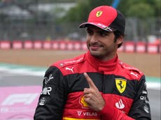 Carlos Sainz takes first career pole position for British Grand Prix