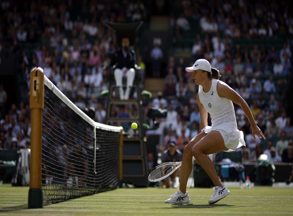 Iga Swiatek suffered a first defeat in 38 matches in the third round at Wimbledon to Alize Cornet (Steven Paston/PA)