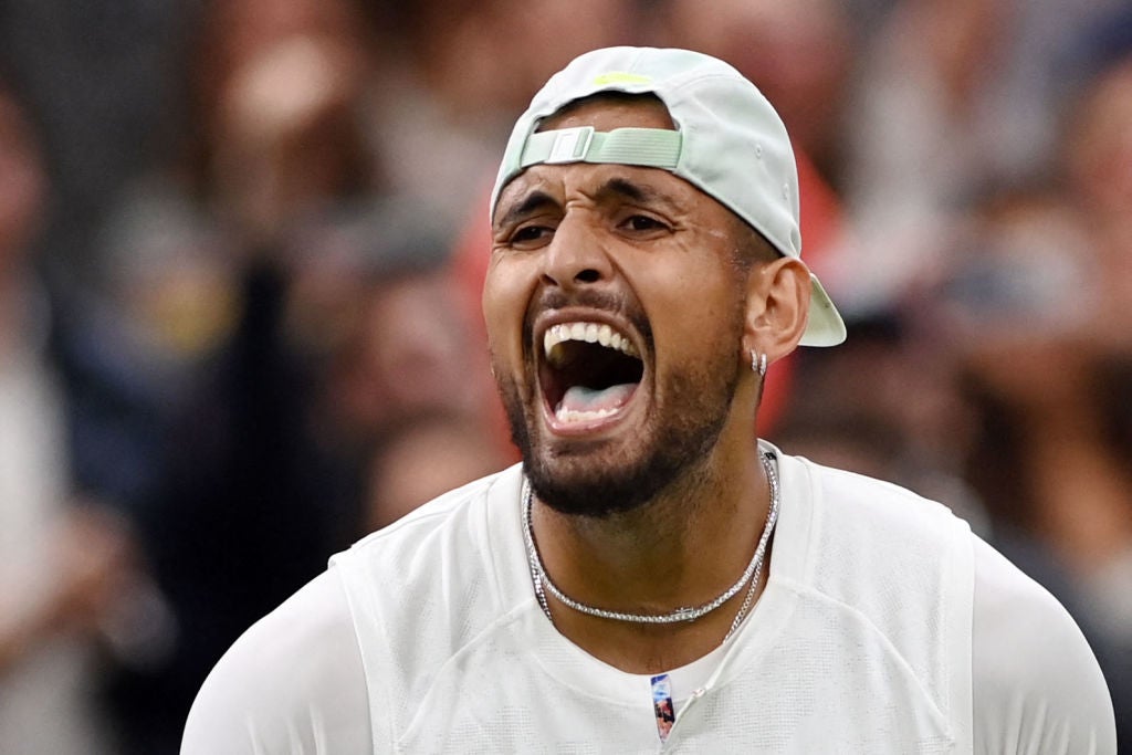 Nick Kyrgios overcame Stefanos Tsitsipas in a Wimbledon classic