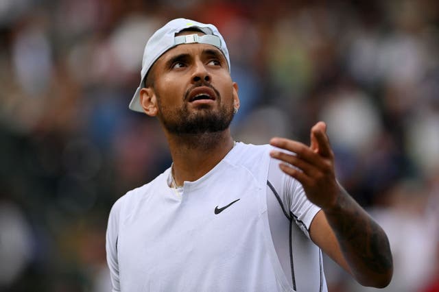 <p>Nick Kyrgios defended his behaviour during the third-round win </p>