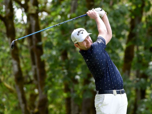 <p>Branden Grace in action during the final round</p>