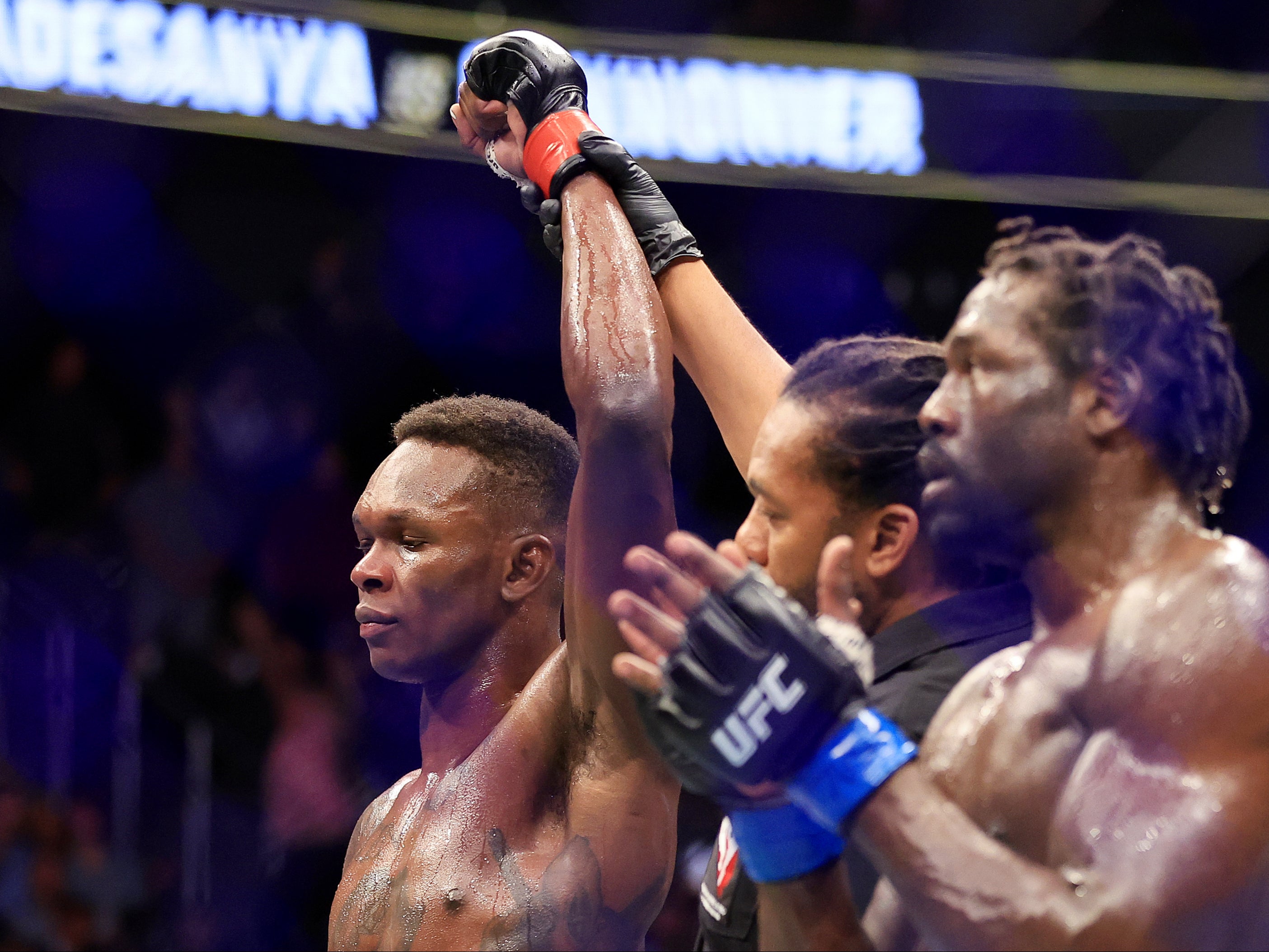 Adesanya’s only professional loss came in his unsuccessful light heavyweight title shot
