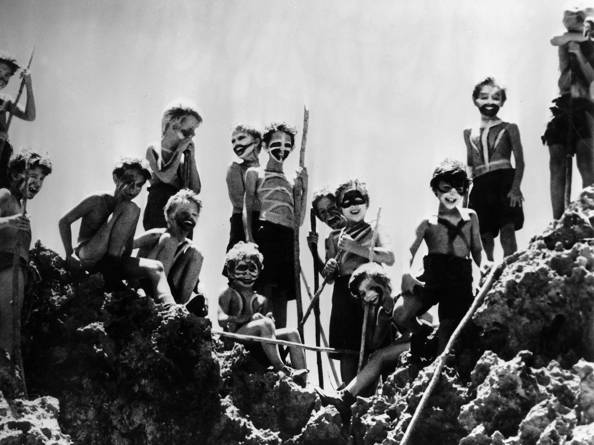A scene from Brook’s ‘Lord Of The Flies’ (1963)