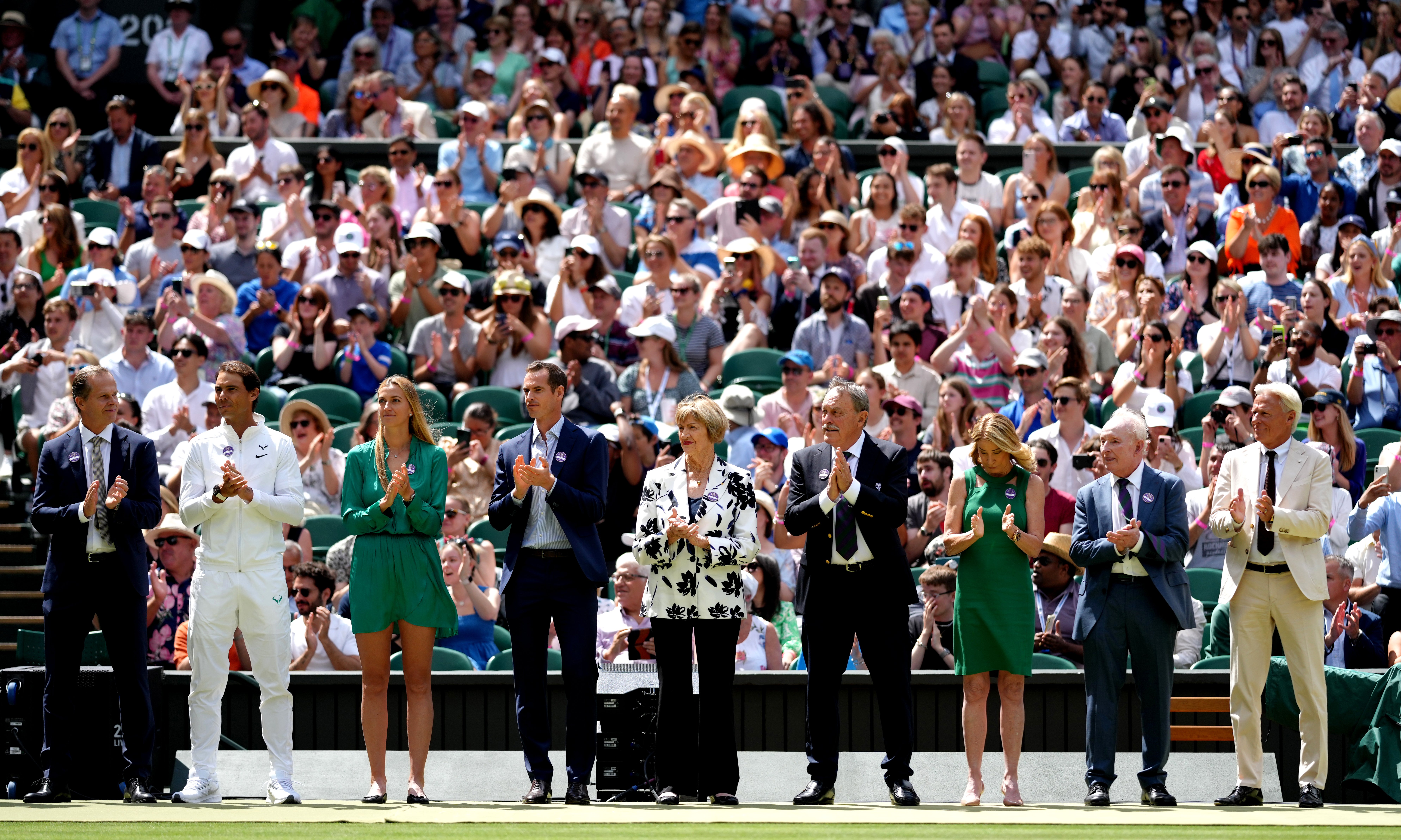 Grand slam greats mark Wimbledon Centre Court centenary The Independent