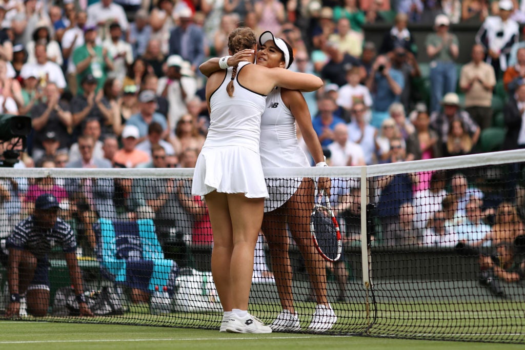 Heather Watson and Jule Niemeier both had the chance to reach new ground at a grand slam