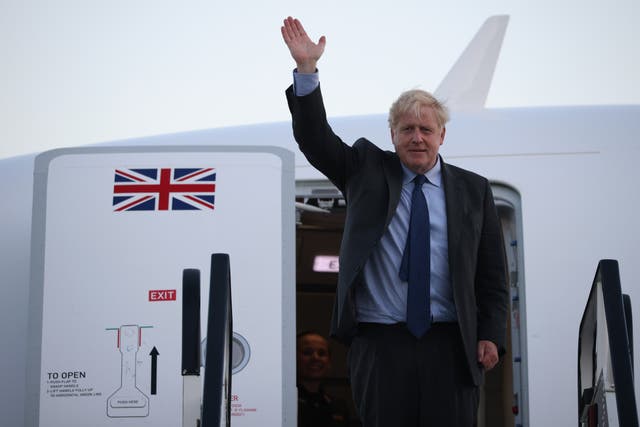 <p>Boris Johnson has previously been accused of ‘staggering hypocrisy’ over his use the government plane for short trips despite Britain’s climate commitments </p>