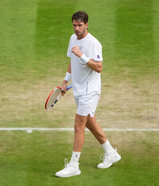 Cameron Norrie in action against Tommy Paul (PA)