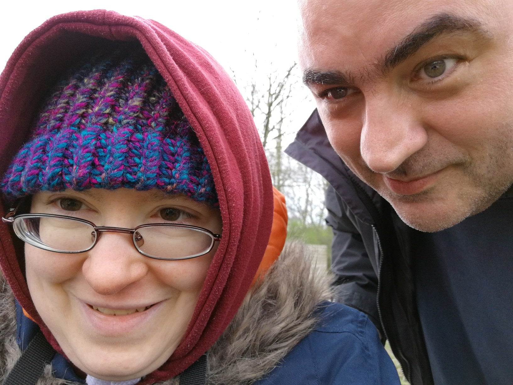 Jason Alcock (right) with his wife Paola, who died in 2018 (Jason Alcock)