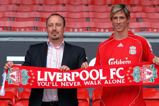 Fernando Torres signed for Liverpool in 2007 (Peter Byrne/PA)