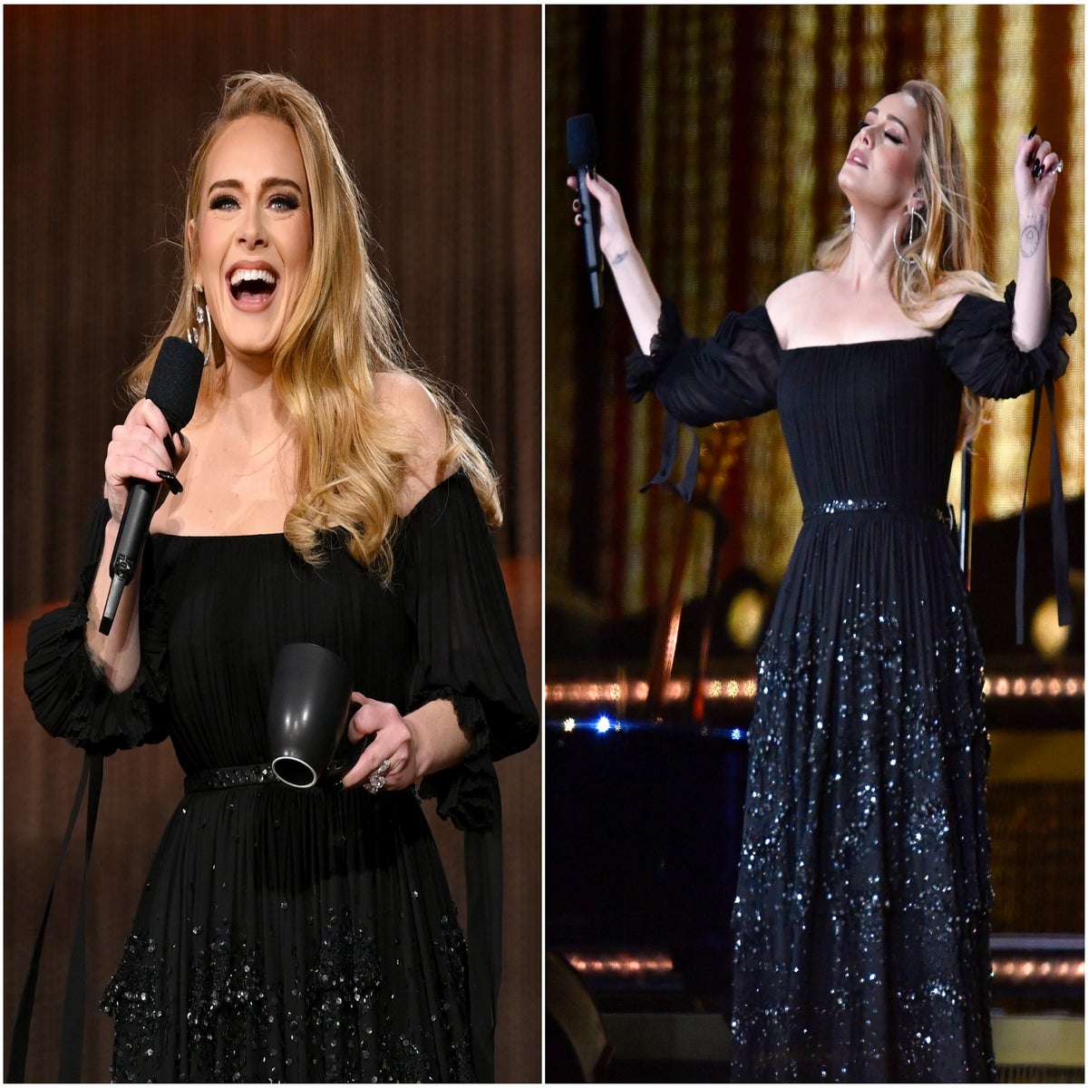 Adele Wore Schiaparelli Haute Couture & Louis Vuitton Performing At BST  Hyde Park